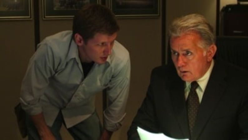 Greg Marcks with his movie cast.